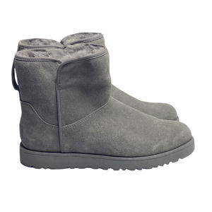 NWOB UGG Gray Cory II Genuine Shearling Lined Boot 8.5